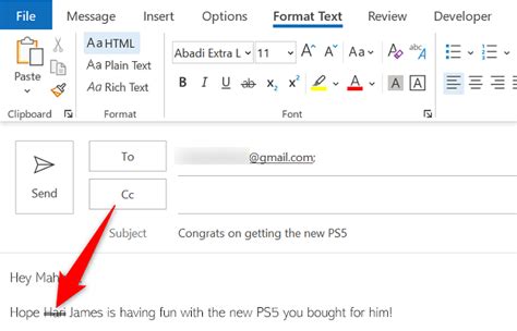 How To Strikethrough In Microsoft Outlook