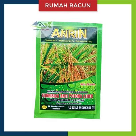 ANRIN FUNGISIDA SACHET 50 Gram ANTI PATEK ANTI POTONG ANTI BULAI