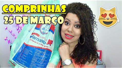 Comprinhas Armarinhos Fernando 25 de Março YouTube