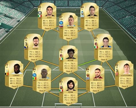 Squadra Forte Serie A Per Ultimate Team Fifautita