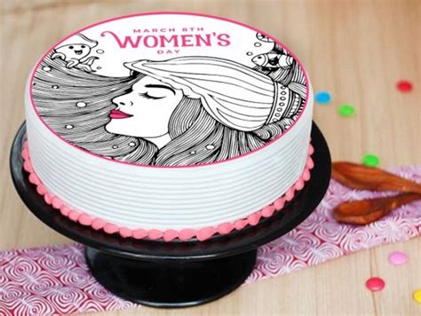 Buy Womens Day Poster Cake Churning Ocean Cake