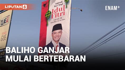 Musim Kampanye Belum Mulai Baliho Ganjar Pranowo Mulai Bertebaran