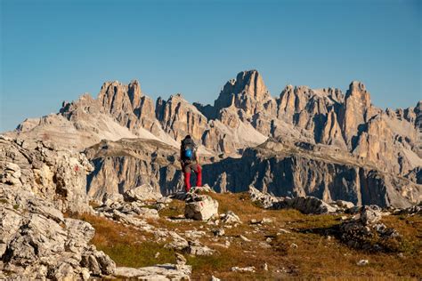 Catching Sunrise On The Summit Of Ra Gusela In The Italian Dolomites