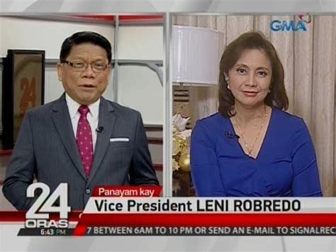 24 Oras: Live: VP Leni Robredo - YouTube