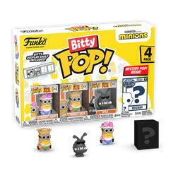 Funko Minions Bitty Pop Vinyl Figure Pack Jerry Tourist Dave