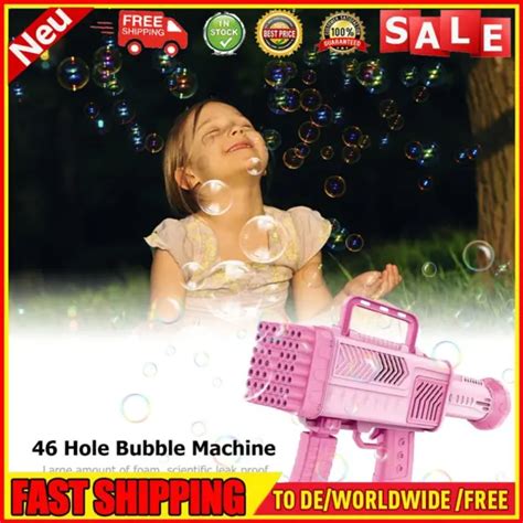 Machine Bulles Pour Enfants Portable Trous Pistolet Bulles De