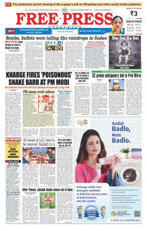 Free Press Journal Bhopal Edition Fri Apr