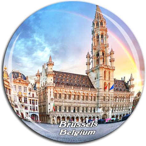 Amazon.com: Grand Place Brussels Belgium Fridge Magnet 3D Crystal Glass