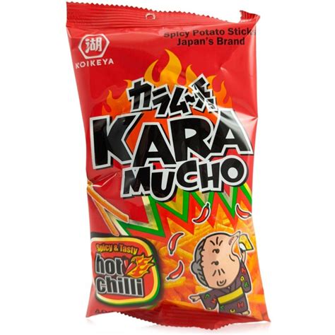 K P Koikeya Karamucho Potato Sticks Hot Chilli G P Delitea Se