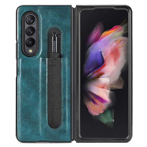 Coque Samsung Galaxy Z Fold 4 Simili Cuir Stylet Ma Coque