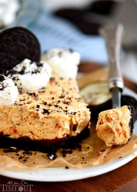 No Bake Peanut Butter Cheesecake Pie Mom On Timeout