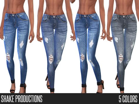 The Sims Resource Shake Productions 66 Skinny Jeans