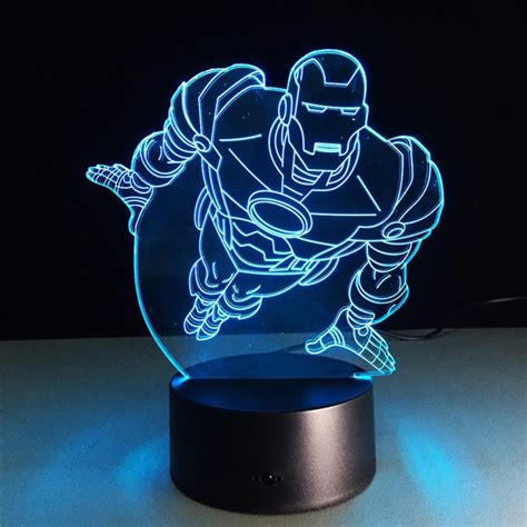 Marvel Super Hero Ironman 3D LED Lamp | Ultimate lamps - 3D LED Lamps