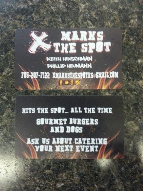 We Created This Logo And Plastic Business Cards For X Marks The Spot