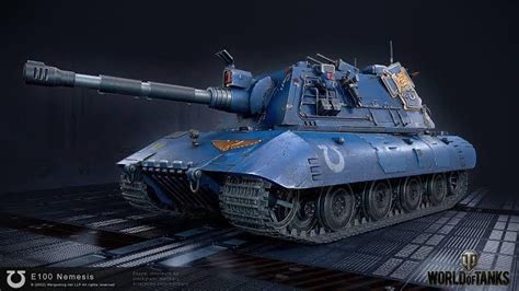 Ultramarines E100 Conversion From World Of Tanks Rwarhammer40k