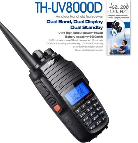 Tyt Th Uv D Walkie Talkie Dual Band Vhf Uhf W Radio Comunicador