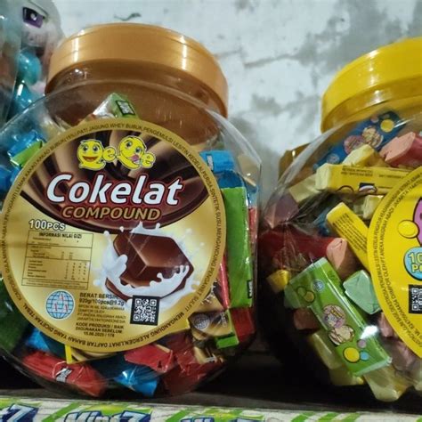 Jual Cokelat Compound Permen Karet Aneka Rasa Buah Eceran Isi Pcs