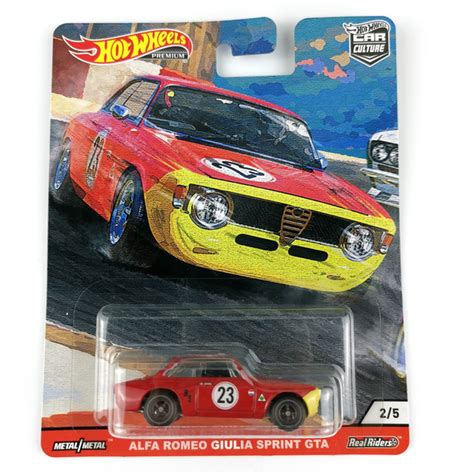 Hot Wheels Premium Alfa Romeo Giulia Sprint Gta Fpy Collector Edition
