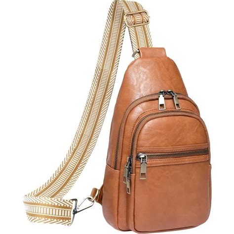 Sac De Poitrine Femme Sac Banane Femme Cuir Sling Bag Femme Sac De