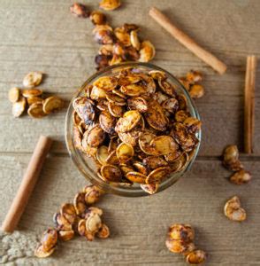 Easy Sweet and Spicy Roasted Pumpkin Seeds - Seasoned Sprinkles