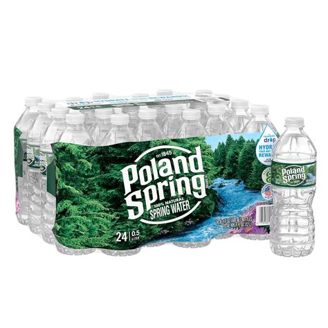 Poland Spring Agua De Manantial 100 Natural Botellas De