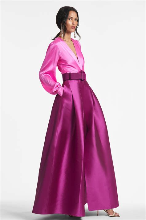 Zoe Gown - Pink & Magenta - 10 / Pink & Magenta | Dresses formal elegant, Evening gowns, Ball skirt