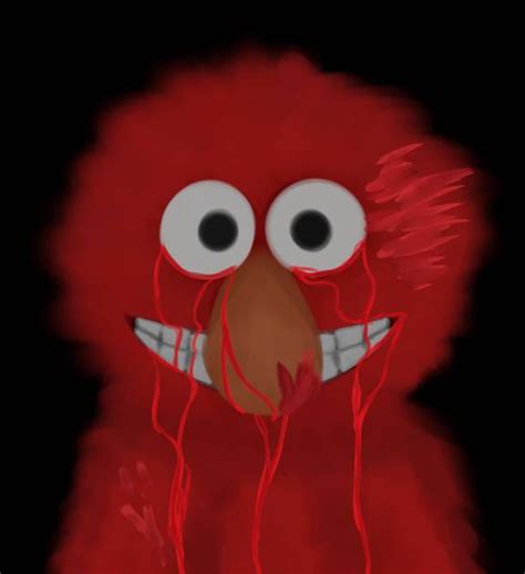 Creepy Elmo by Ryugey110 on DeviantArt