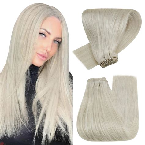 Amazon Hetto Blonde Hair Weft Extensions Human Hair Inch G