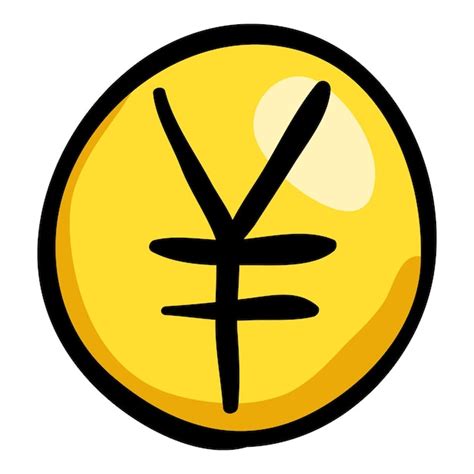 Premium Vector Japanese Yen Hand Drawn Doodle Icon