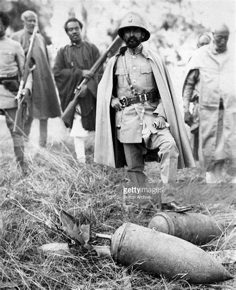 Haile Selassie Emperor Of Ethiopia Visits The Battle Front At