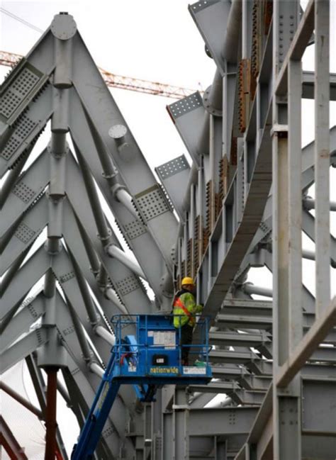 Roof Steelwork For A Transport Museum Stahlbau Bau Sharjah