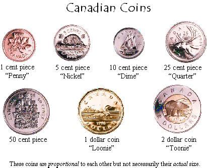 ENGLISH FUN&FAN CLUB: COINS FROM CANADA