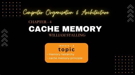 L 2 MEMORY HIERARCHY AND CACHE PRINCIPLE COA YouTube