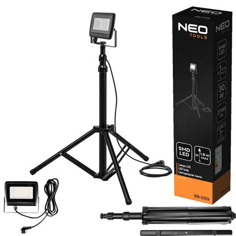 LED Reflektor S Tripod Stalkom 30 W 2700 Lm NEO 99 059 Dobrestvari Hr