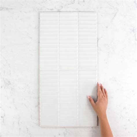 Verre Ondule Blanc X Elegance Tiles