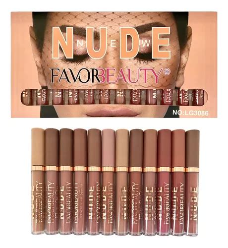 Set Caja Labiales Nude Mate Huxia Larga Duraci N Meses Sin Intereses