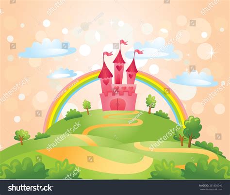 Fairy Tale Castle Stock Vector (Royalty Free) 251805040 | Shutterstock