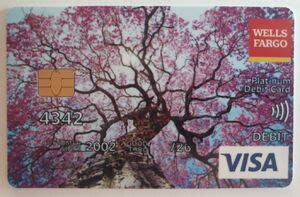 Bank Card: Wells Fargo Debit - Lapacho Tree (Wells Fargo, United States ...