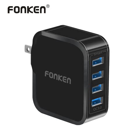 Fonken Port Quick Charge Usb Charger Universal Fast Wall W Us