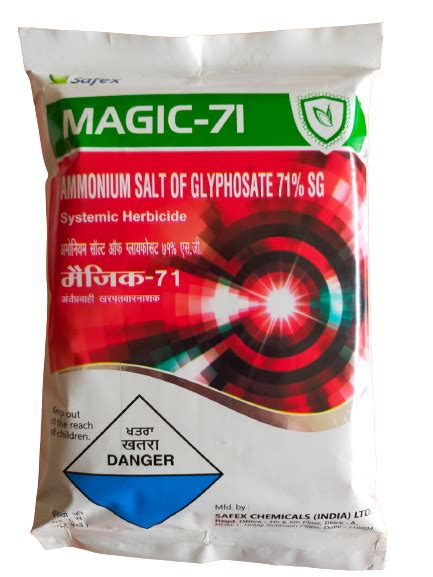 Safex Magic Ammonium Salt Of Glyphosate Sg Systemic Herbicide