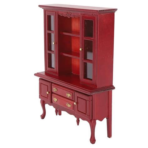 Armoire Miniature En Bois L Chelle Pour Maison De Poup E Avec