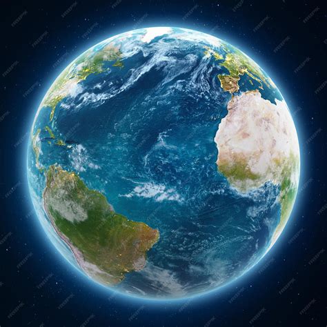 Premium Photo | Planet Earth globe at night Elements of this image ...