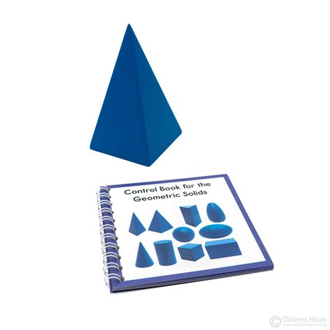 Geometric Solids Control Book Childrens House Learn About Shapes