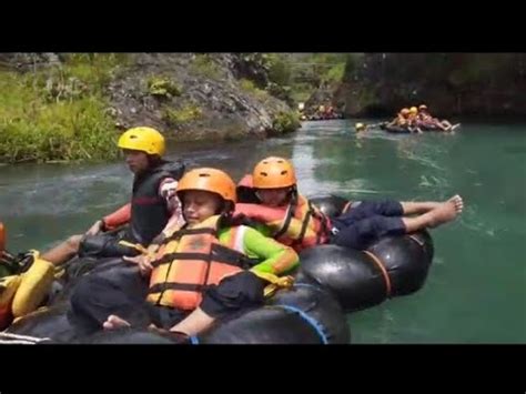 Mba Thania Bermain River Tubing YouTube