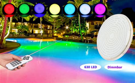 KWODE LED Projecteur de Piscine Par56 éclairage de Piscine RGB 54W