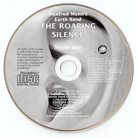 Manfred Mann S Earth Band The Roaring Silence 1976 1998 Bonus