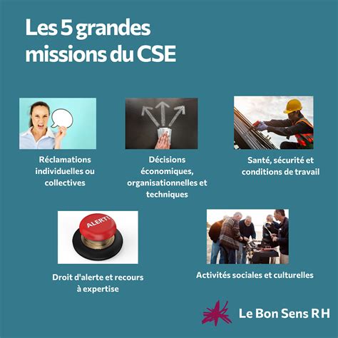 Les 5 Grandes Missions Du CSE