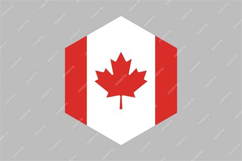 Premium Vector Canada Flag Sign The Flag Of Canada Vector