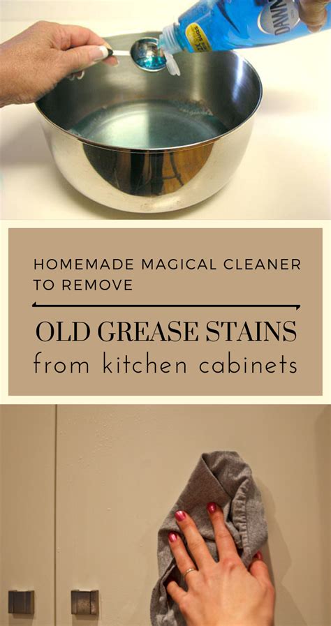 Homemade Magical Cleaner To Remove Old Grease Stains From Kitchen