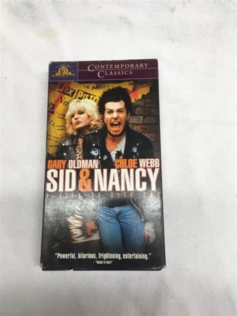 SID AND NANCY VHS Sex Pistols Punk Rock Gary Oldman Chloe Webb USED PicClick UK
